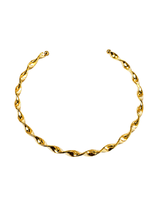 Bracelete Ondas Dourado